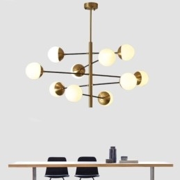 Luminária pendente contemporânea Magic Bean Sputnik Chandelier Lamp