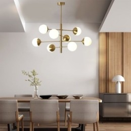 Luminária pendente contemporânea Magic Bean Sputnik Chandelier Lamp