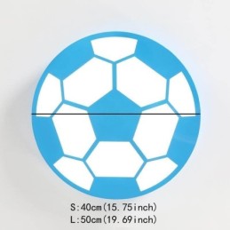 Luminária pendente criativa moderna para decoração de futebol