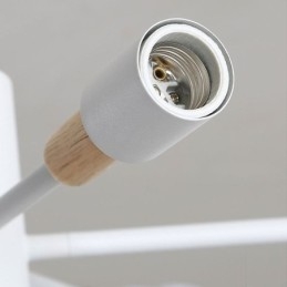 Luminária pendente nórdica criativa Luminária pendente de tronco de feijão mágico