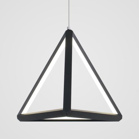 Luminária pendente pós-moderna, luz geométrica triangular, iluminação criativa de lâmpada Luminária pendente pós-moderna, luz geométrica triangular, iluminação criativa de lâmpada