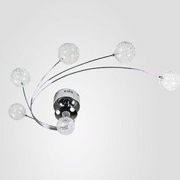 Luminária de teto moderna Living Lâmpadas incluídas 6 luzes