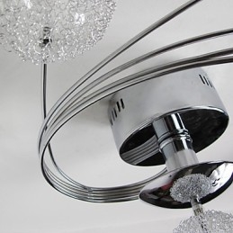 Luminária de teto moderna Living Lâmpadas incluídas 6 luzes