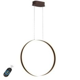 Luminária pendente nórdica em acrílico em formato de anel