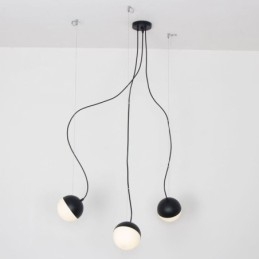 Nordic Ball Cluster Pendant Light Moderno Criativo Forma Redonda Lâmpada Iluminação