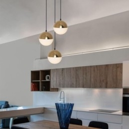 Nordic Ball Cluster Pendant Light Moderno Criativo Forma Redonda Lâmpada Iluminação