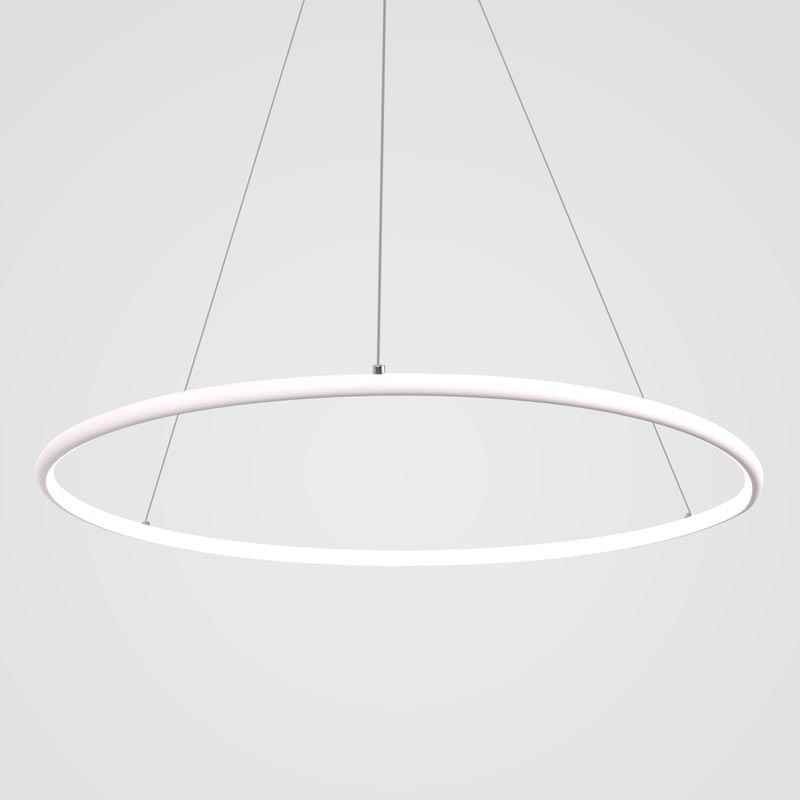 Luminária pendente moderna circular 60cm 80cm