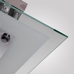 Luminária de teto moderna Crystal Living 5 luzes