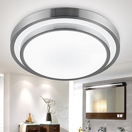 Luminárias embutidas redondas simples modernas diâmetro 35cm