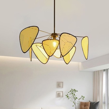 Luminária pendente natural simples feita à mão luminária de teto Luminária pendente natural simples feita à mão luminária de teto