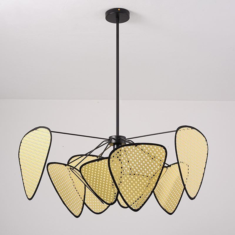 Luminária pendente natural simples feita à mão luminária de teto
