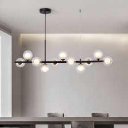 Luminária pendente Magic Beans Luminária de teto de vidro molecular