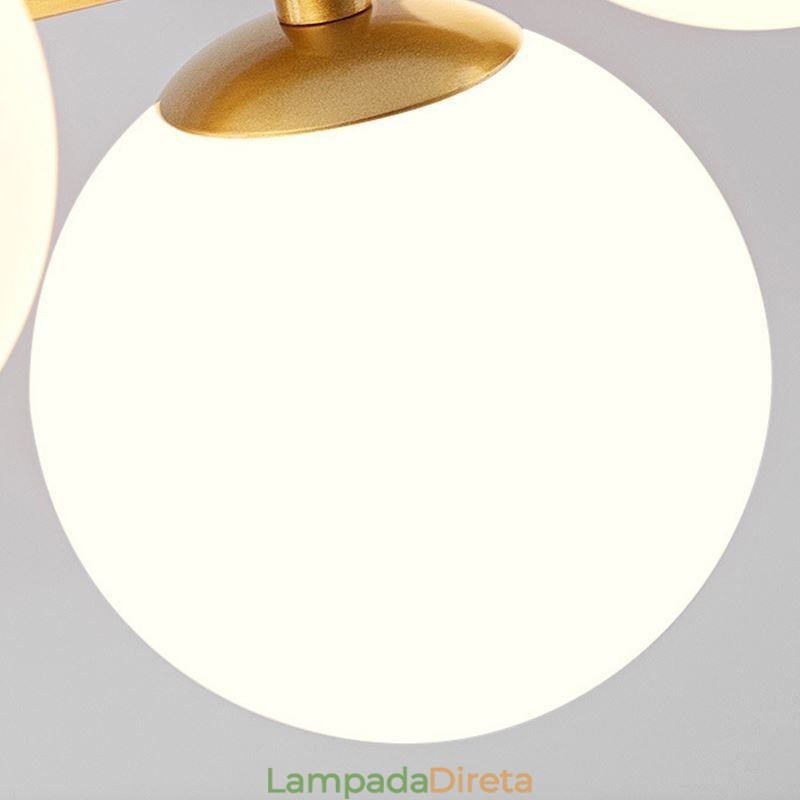 Luminária pendente Magic Beans Luminária de teto de vidro molecular
