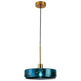 Luminária pendente de vidro redonda para bolo, moderna, minimalista, de ferro forjado, para teto