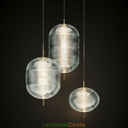 Luz pendente de ondulação de água moderna e minimalista luz de teto de ferro forjado Luz pendente de ondulação de água moderna e minimalista luz de teto de ferro forjado