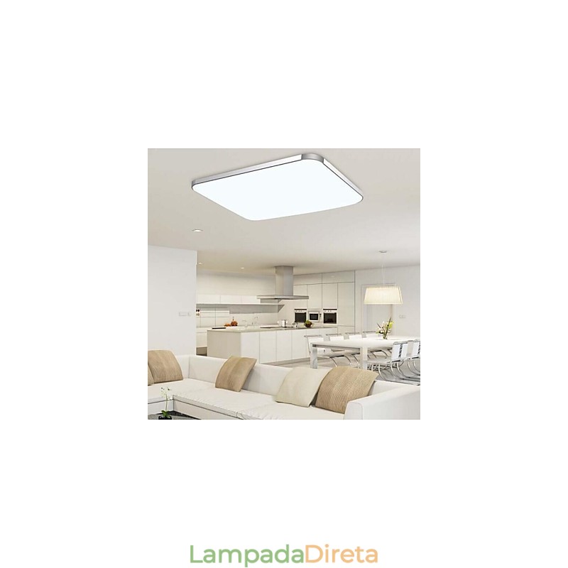 Montagem embutida de metal galvanizado contemporâneo moderno