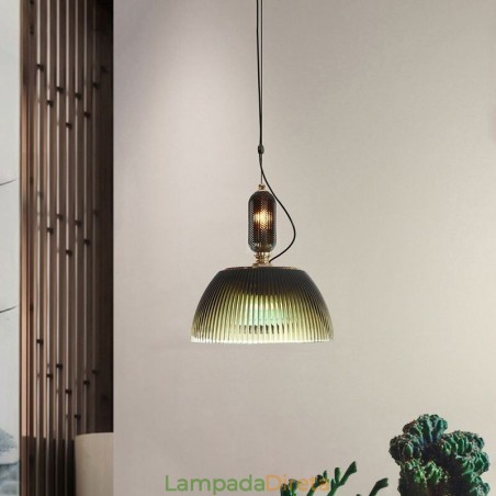 Saia plissada Vidro Pendente Luz Moderna Minimalista Ferro Forjado Pequena Luz de Teto Saia plissada Vidro Pendente Luz Moderna Minimalista Ferro Forjado Pequena Luz de Teto
