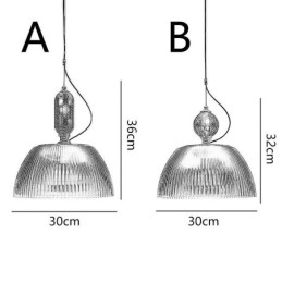 Saia plissada Vidro Pendente Luz Moderna Minimalista Ferro Forjado Pequena Luz de Teto