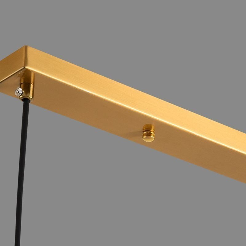 Luminária pendente de vidro nórdico Luminária de teto criativa em ferro forjado