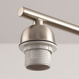 Luminária pendente de vidro nórdico Luminária de teto criativa em ferro forjado