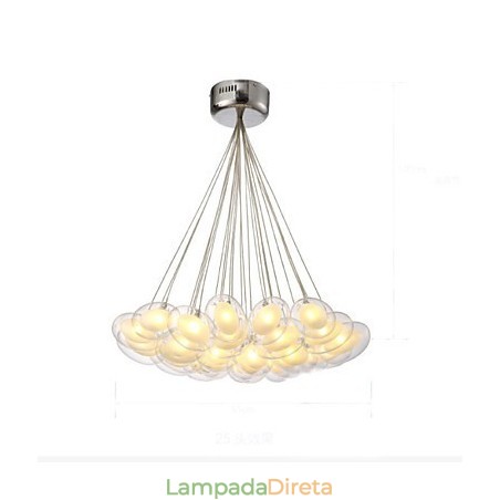 Lustre 22 Luzes G4 Retrofit Moderno Contemporâneo Lustre 22 Luzes G4 Retrofit Moderno Contemporâneo