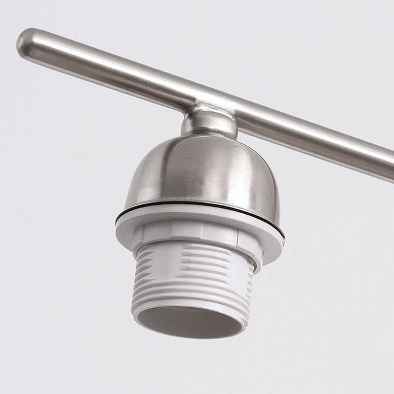 Luminária pendente de vidro nórdico Luminária de teto criativa em ferro forjado