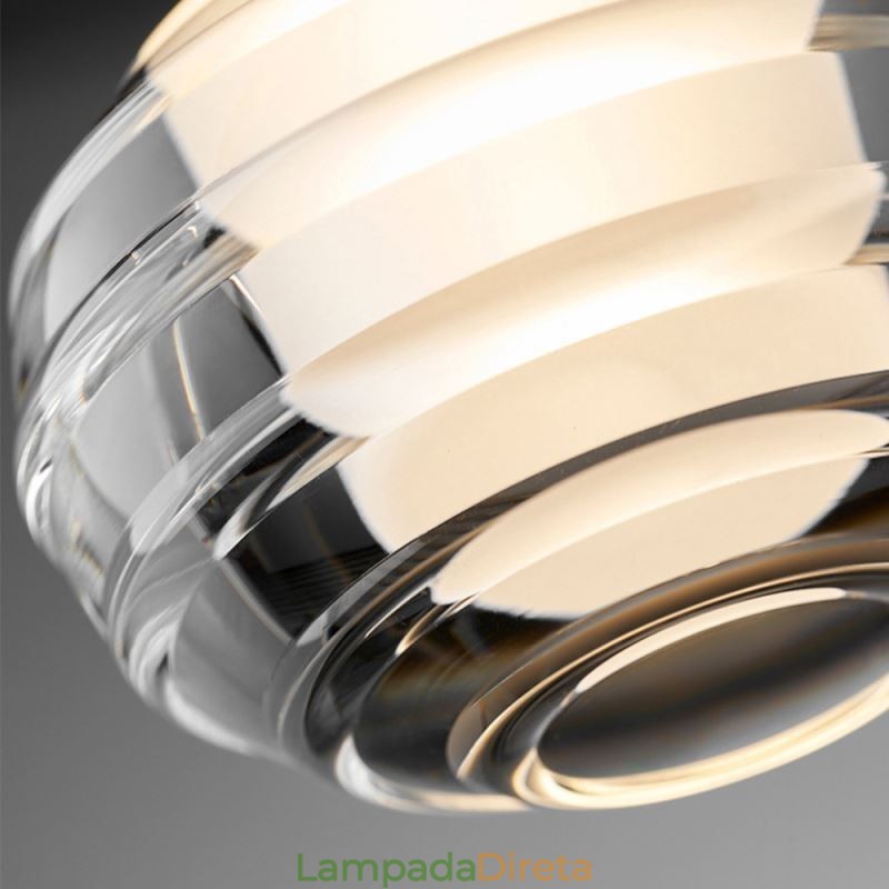 Simples Vidro Pendente Luzes de Teto Decorativas Pretas