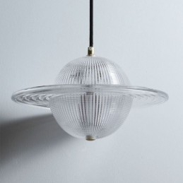 Luminária de teto em forma de pingente de vidro moderno
