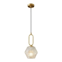 Luminária pendente moderna em vidro para iluminação doméstica Luminária pendente criativa