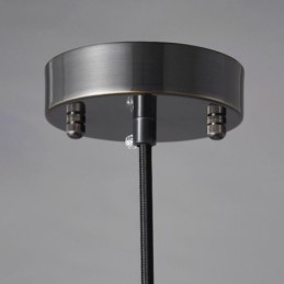 Luminária pendente de bola de vidro para decoração de casa