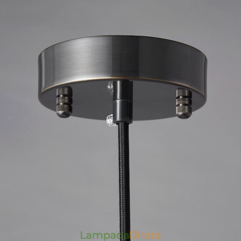 Luminária pendente de bola de vidro para decoração de casa