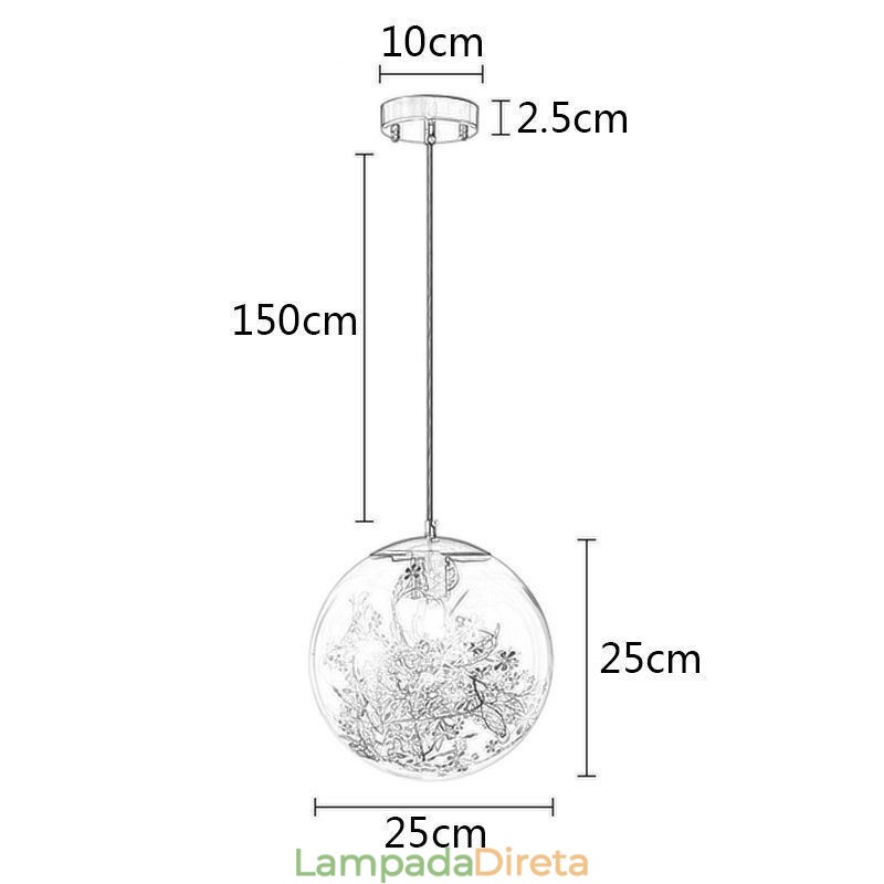 Bola de vidro pingente luz folhas natal pendurado iluminação