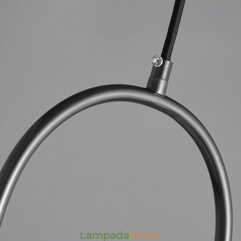 Luminária pendente moderna globo de vidro gota d'água