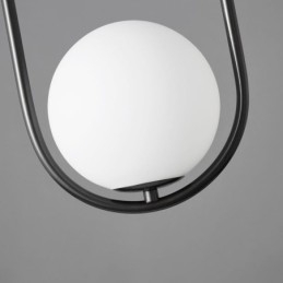 Luminária pendente moderna globo de vidro gota d'água