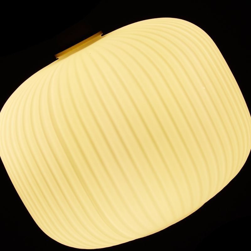 Luminária pendente moderna, simples, criativa, de vidro, suspensa