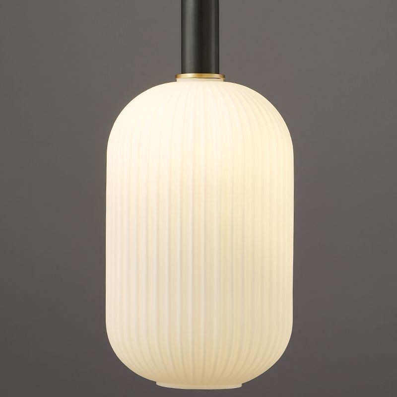 Luminária pendente moderna, simples, criativa, de vidro, suspensa