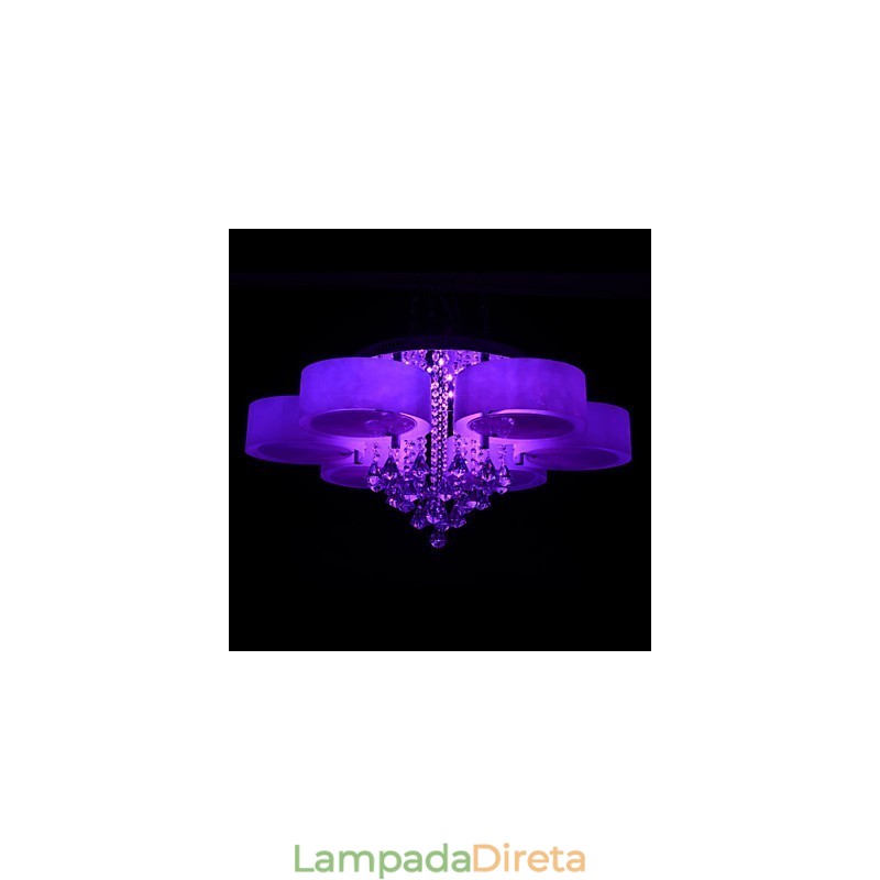 Controle remoto embutido Cristal incluído Moderno Contemporâneo