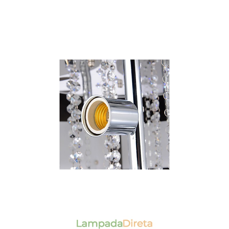 Controle remoto embutido Cristal incluído Moderno Contemporâneo