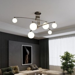 Lustre Magic Bean Pendente de Vidro