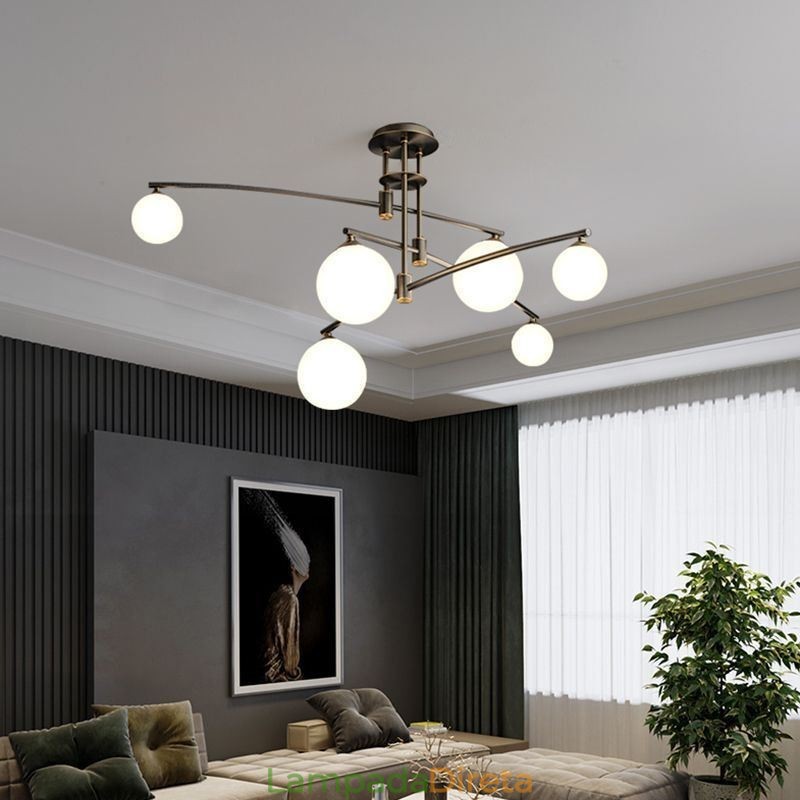 Lustre Magic Bean Pendente de Vidro