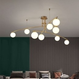 Lustre Magic Bean Pendente de Vidro