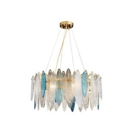 Luminária pendente contemporânea e elegante de vidro