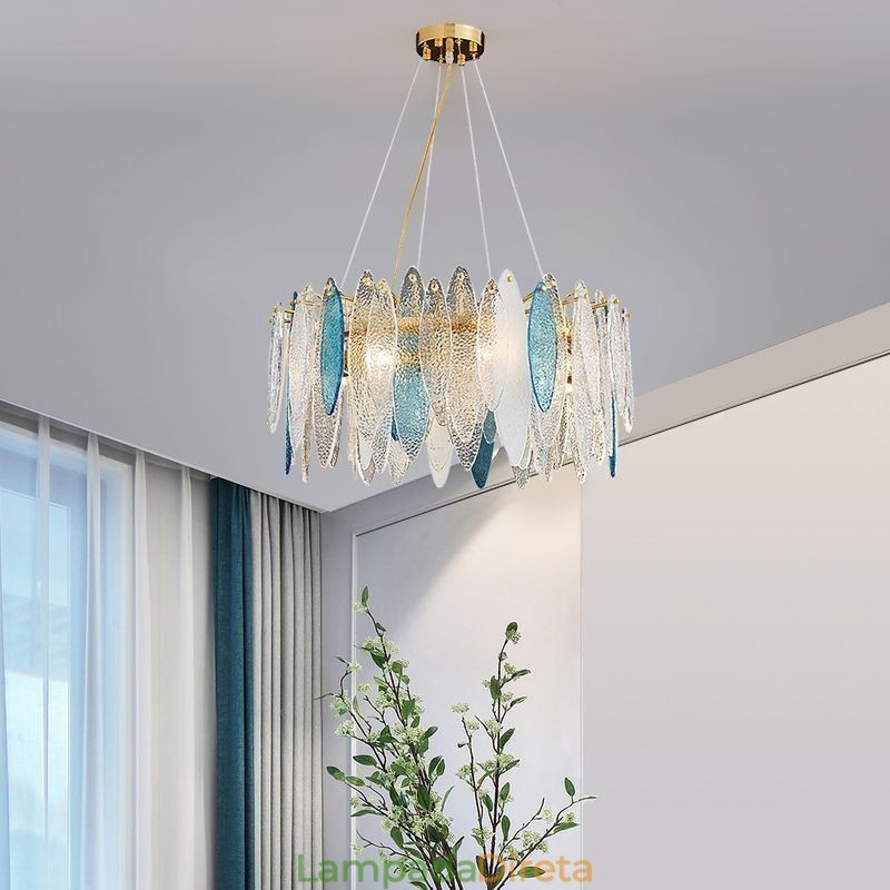 Luminária pendente contemporânea e elegante de vidro