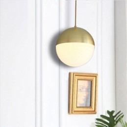 Ideias modernas de luminária pendente de bola de vidro para ilha