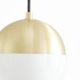 Ideias modernas de luminária pendente de bola de vidro para ilha