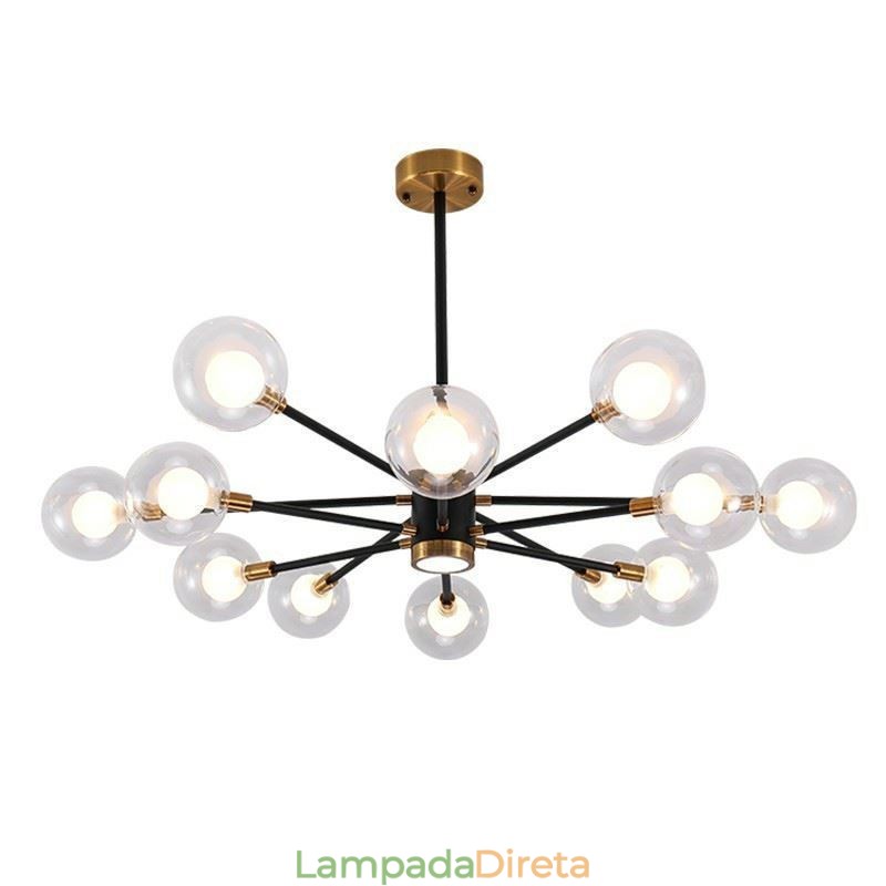 Luminária pendente de vidro nórdico, luminária redonda branca leitosa, iluminação de lustre