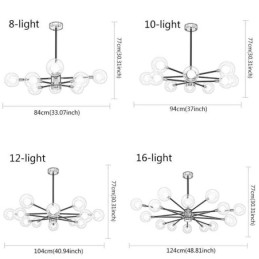 Luminária pendente de vidro nórdico, luminária redonda branca leitosa, iluminação de lustre