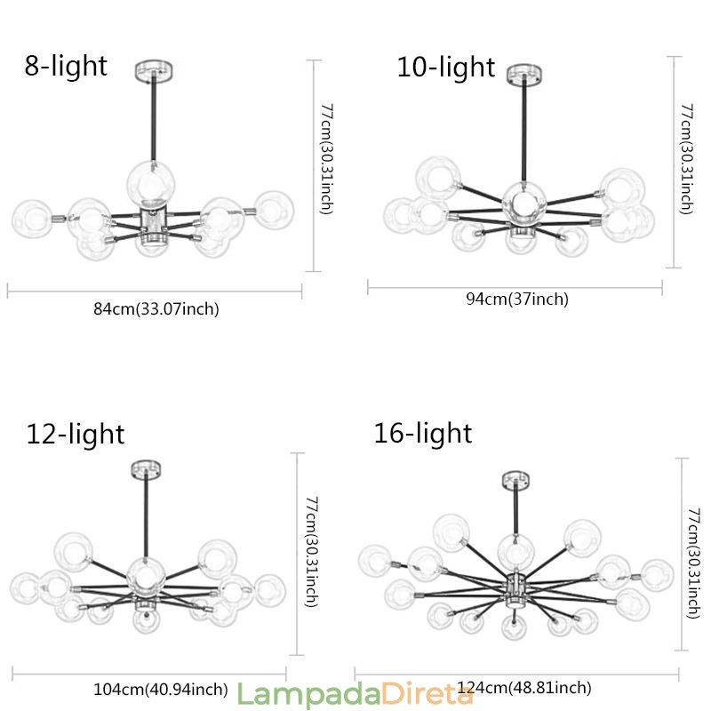 Luminária pendente de vidro nórdico, luminária redonda branca leitosa, iluminação de lustre