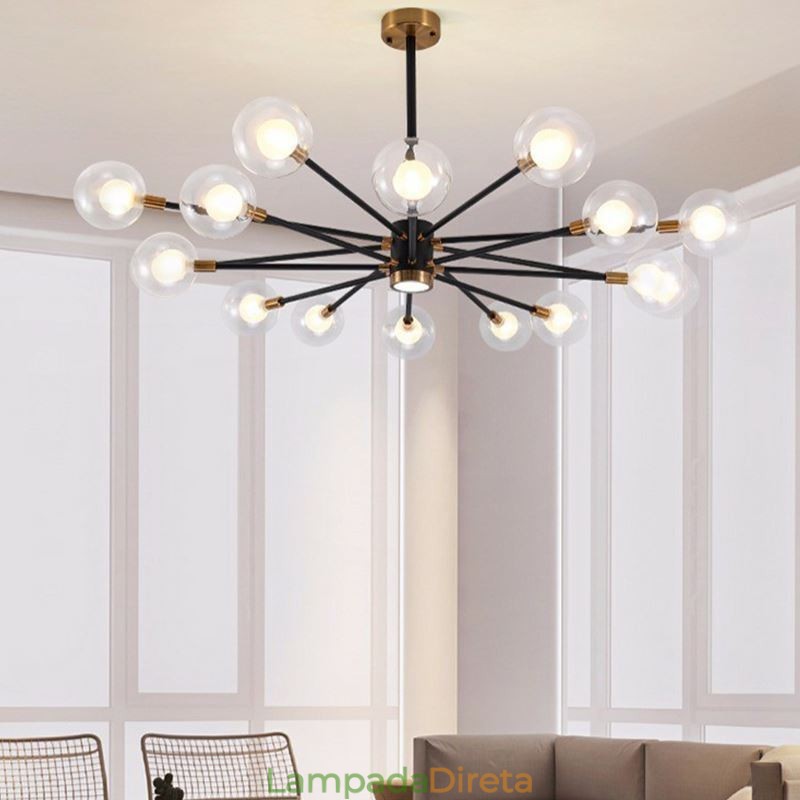 Luminária pendente de vidro nórdico, luminária redonda branca leitosa, iluminação de lustre