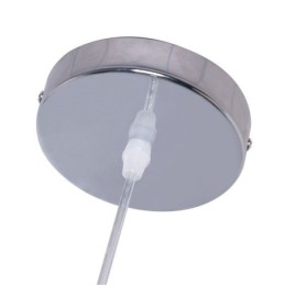 Luminária pendente de vidro clássica, lâmpada de chifre de madeira, iluminação criativa